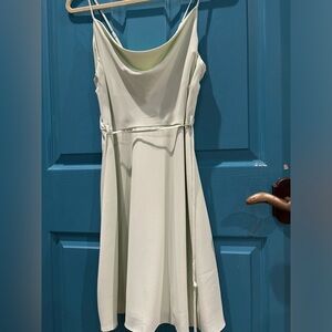 Gb girls Patel green flowy dress